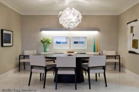 Decoração de sala de jantar