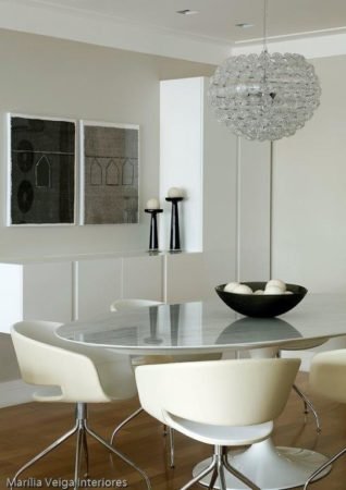 Decoração de sala de jantar