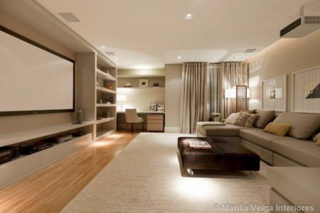 Decoração de Home Theater