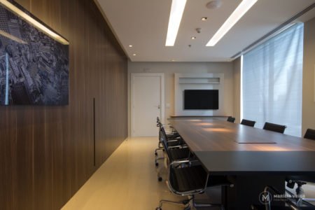 decoração de escritório corporativo