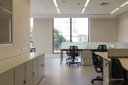 decoração de escritório corporativo