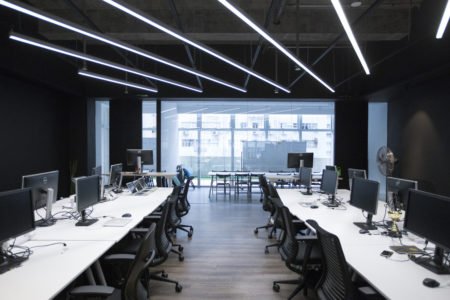 decoração startup preta